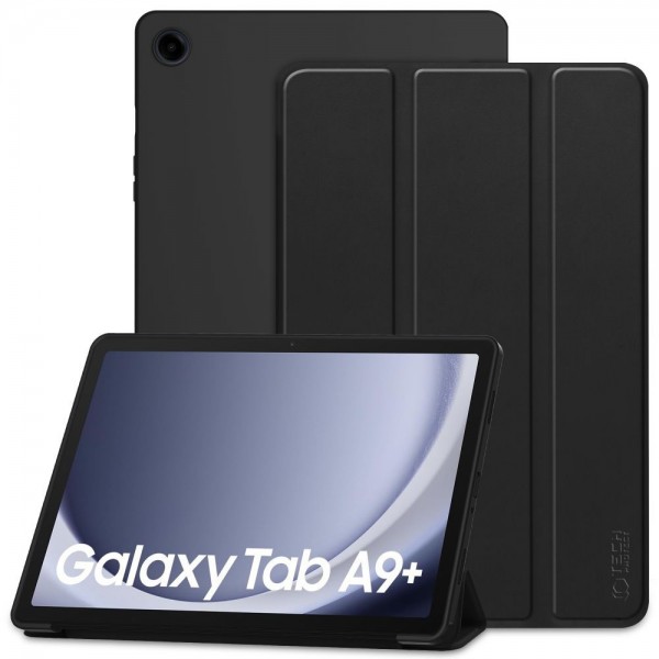 Tech-Protect Smartcase Flip Cover Μαύρο για το Samsung Galaxy Tab A9+ Plus 11.0 X210 / X215 / X216