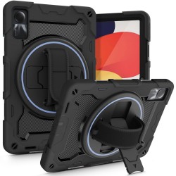Tech-protect Solid 360 Cover Shock Proof / Stand Μαύρο για το Xiaomi Redmi Pad SE 11