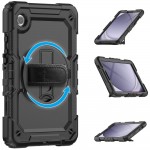 Tech-protect Solid 360 Cover Shock Proof / Stand Μαύρο για το για το Samsung Galaxy Tab A9+ Plus 11.0 X210 / X215 / X216