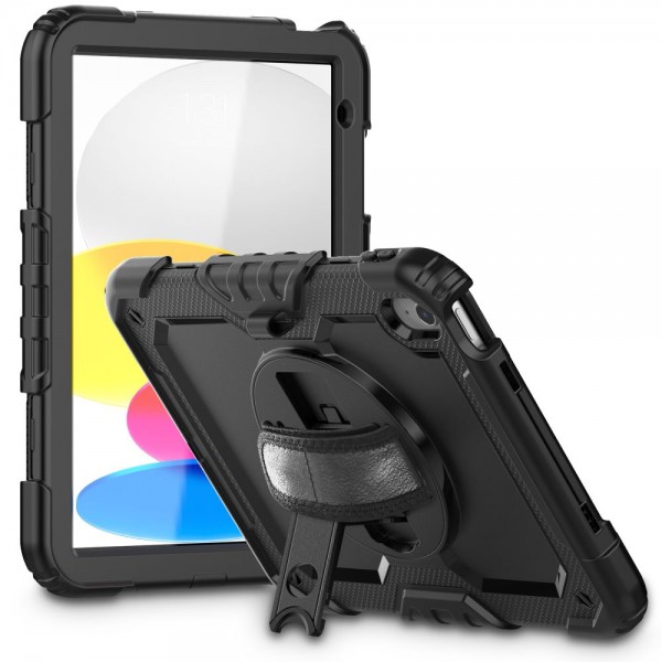 Tech-Protect Solid360 Back Cover Πλαστικό / Σιλικόνη Μαύρο για iPad 10.9 10 / 2022 / 11 11 / 2025