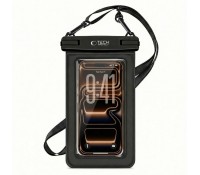 Tech-Protect UWC7 Αδιάβροχη Θήκη έως 6.9" Μαύρο