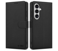 Tech-Protect Wallet Δερμάτινο / Σιλικόνης Μαύρο για Samsung Galaxy S26