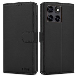 Tech-Protect Wallet Δερματίνης / Σιλικόνης Μαύρο για το Motorola Edge 70 Fusion και το Motorola Edge 70 Fusion+ Plus 5G