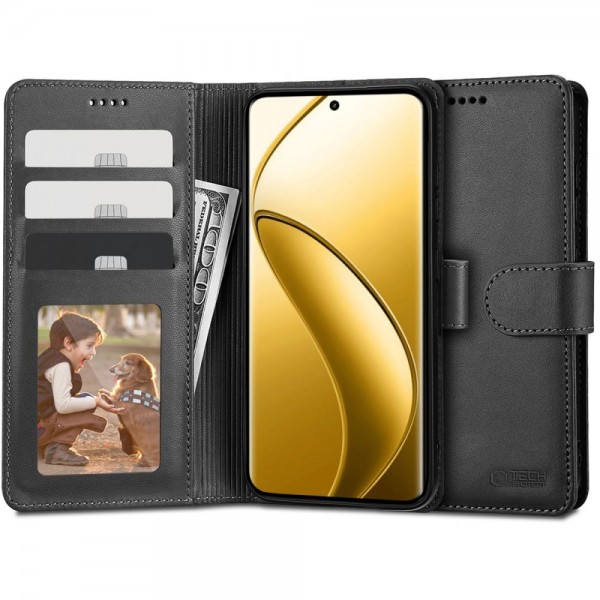 Tech-Protect Wallet Μαύρο για το Realme 12 Pro 5G / 12 Pro+ Plus 5G