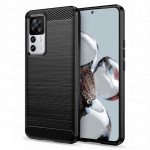 Tech-Protect Carbon Back Cover Πλαστικό Μαύρο για το Xiaomi 12T /12T Pro