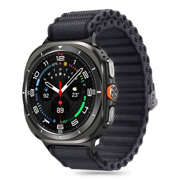 Tech-Protect Weave Pro Λουράκι Υφασμάτινο Μαύρο για το Samsung Galaxy Watch Ultra Tech-Protect Weave Pro Λουράκι Υφασμάτινο Μαύρο για το Samsung Galaxy Watch Ultra
