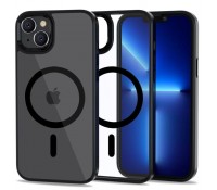 Tech-Protect Magmat Magsafe Back Cover Πλαστικό Clear/Black για iPhone 14