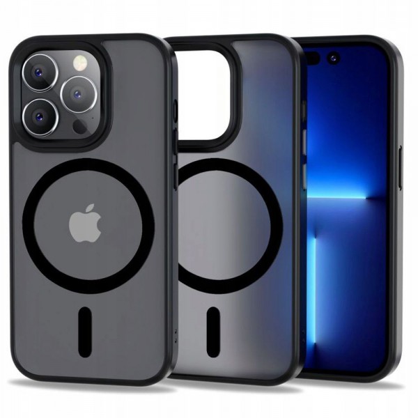 Tech-Protect Magmat MagSafe Back Cover Πλαστικό Matte Black για iPhone 14 Pro