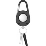 Tech-Protect Slidelock Carabiner Θήκη Μπρελόκ για AirTag 1 / 2 σε Μαύρο χρώμα