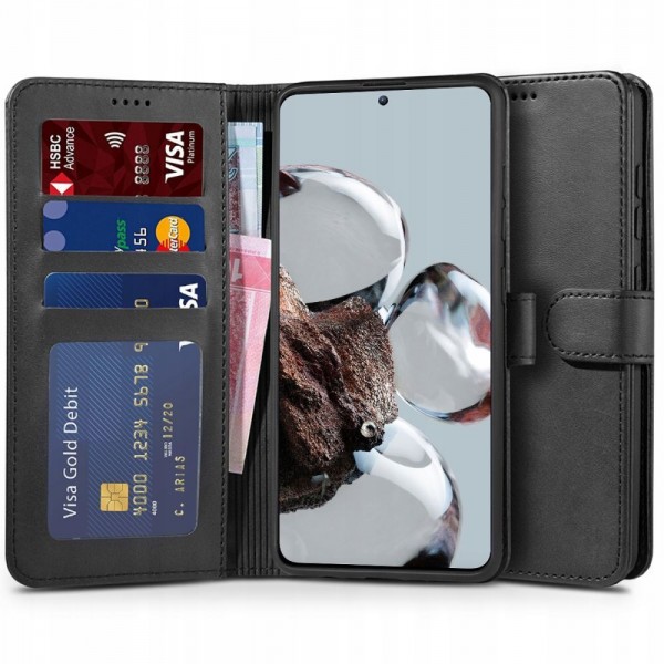Tech-Protect Wallet Δερματίνης Μαύρο για το Xiaomi 12T /12T Pro