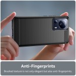 Techsuit Αντικραδασμική Θήκη Carbon Σιλικόνης για Xiaomi 13 Lite - Μαύρο