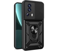 Techsuit CamShield Θήκη Σιλικόνης & Πλαστικού με Προστασία Κάμερας για Xiaomi 13 Lite - Μαύρο