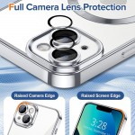 Techsuit Luxury Crystal MagSafe Θήκη για iPhone 13, Ασημί