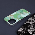 Techsuit Marble Series Back Cover Σιλικόνης /  Πλαστικό Πράσινο για iPhone 13 Pro
