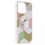 Techsuit Marble Series Back Cover Σιλικόνης /  Πλαστικό Μωβ για iPhone 13 Pro