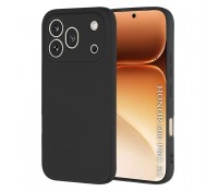Techsuit SoftFlex Back Cover Black Θήκη σιλικόνης για Honor 600 Pro