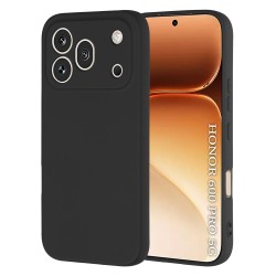 Techsuit SoftFlex Back Cover Black Θήκη σιλικόνης για Honor 600 Pro