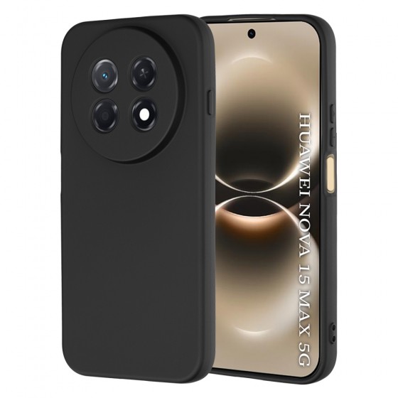 Techsuit SoftFlex Back Cover Black  Θήκη σιλικόνης για το Huawiei Nova 15 Max