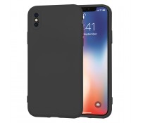 Techsuit SoftFlex Back Cover Blach Θήκη σιλικόνης για iPhone X / iPhone XS