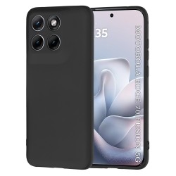 Techsuit SoftFlex Back Cover Black Θήκη σιλικόνης για Motorola Edge 70 Fusion