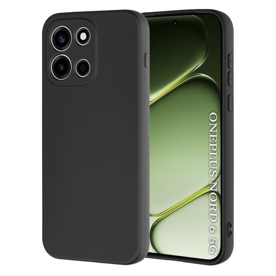 Techsuit SoftFlex Back Cover Black Θήκη σιλικόνης για το Oneplus Nord 6