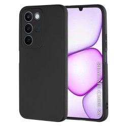 Techsuit SoftFlex Back Cover Black Θήκη σιλικόνης για το Realme C100 5G
