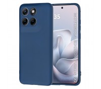 Techsuit SoftFlex Back Cover Navy Blue Θήκη σιλικόνης για Motorola Edge 70 Fusion