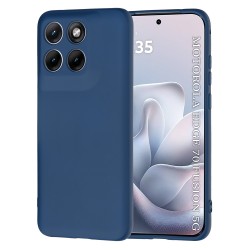 Techsuit SoftFlex Back Cover Navy Blue Θήκη σιλικόνης για Motorola Edge 70 Fusion