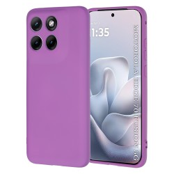 Techsuit SoftFlex Back Cover Purple Θήκη σιλικόνης για Motorola Edge 70 Fusion