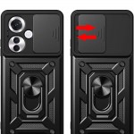 Techsuit Camshield Back Cover Πλαστικό / Σιλικόνης για Oppo Reno11 F - Μαύρο