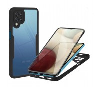 Techsuit - ColorVerse 360 Series + Screen Protector - Samsung Galaxy A12 - Black