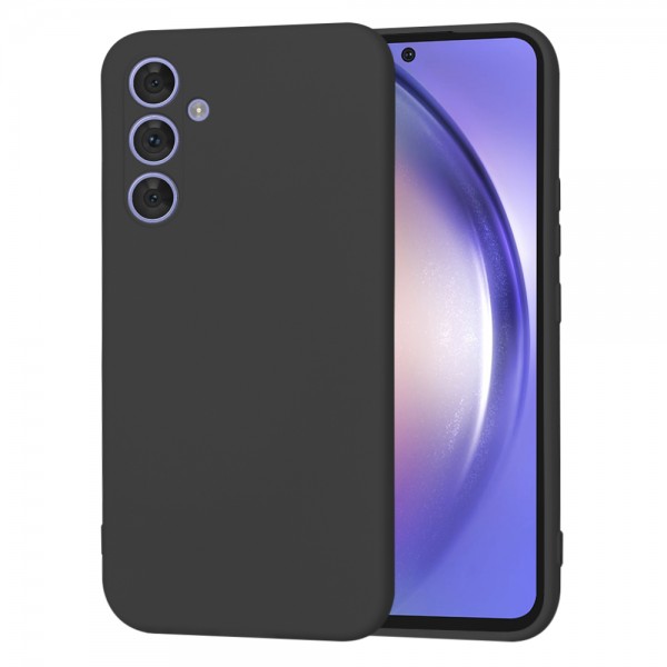 Techsuit Back Cover Σιλικόνης Μαύρη για Samsung Galaxy A54
