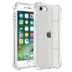 Techsuit - Shockproof Clear Silicone - iPhone 7 / iPhone 8 / iPhone SE 2, SE 2020 / iPhone SE 3, SE 2022 - Clear