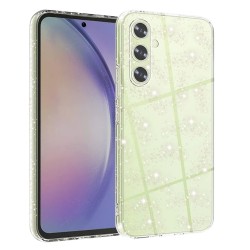 Techsuit Back Cover Σιλικόνης Sparkleskin Διάφανο για Samsung Galaxy A54