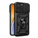 Techsuit Camshield Back Cover Πλαστικό Ανθεκτική Μαύρο Huawei Nova Y61