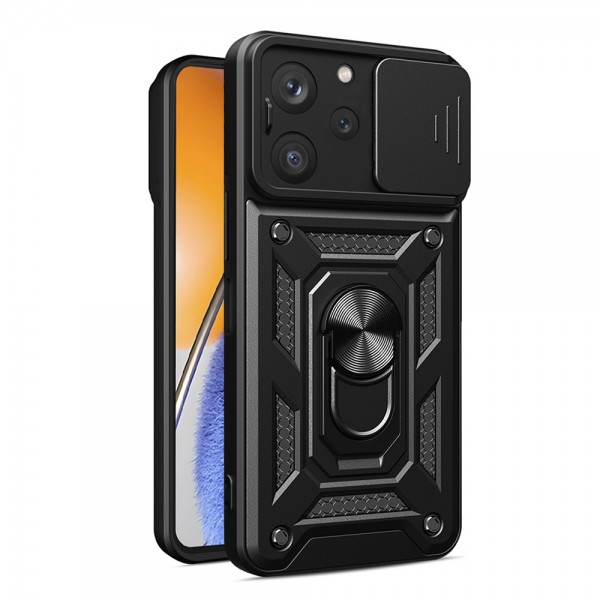 Techsuit Camshield Back Cover Πλαστικό Ανθεκτική Μαύρο Huawei Nova Y61