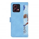 Techsuit - FlipCraft - Motorola Moto G84 - Vibrant Blue
