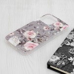 Techsuit Marble Series Back Cover Πλαστικό / Σιλικόνης για το iPhone 15 Pro Max, Bloom of Ruth Gray Techsuit Marble Series Back Cover Πλαστικό / Σιλικόνης για το iPhone 15 Pro Max, Bloom of Ruth Gray