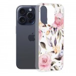 Techsuit Marble Series Back Cover Πλαστικό / Σιλικόνης για το iPhone 15 Pro, Chloe White Techsuit Marble Series Back Cover Πλαστικό / Σιλικόνης για το iPhone 15 Pro, Chloe White