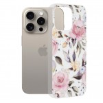 Techsuit Marble Series Back Cover Πλαστικό / Σιλικόνης για το iPhone 15 Pro Max, Chloe White Techsuit Marble Series Back Cover Πλαστικό / Σιλικόνης για το iPhone 15 Pro Max, Chloe White