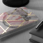 Techsuit Marble Series Back Cover Πλαστικό / Σιλικόνης για το iPhone 15 Pro Max, Pink Hex Techsuit Marble Series Back Cover Πλαστικό / Σιλικόνης για το iPhone 15 Pro Max, Pink Hex