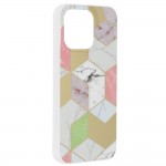 Techsuit Marble Series Back Cover Πλαστικό / Σιλικόνης για το iPhone 15 Pro Max, Purple Hex Techsuit Marble Series Back Cover Πλαστικό / Σιλικόνης για το iPhone 15 Pro Max, Purple Hex