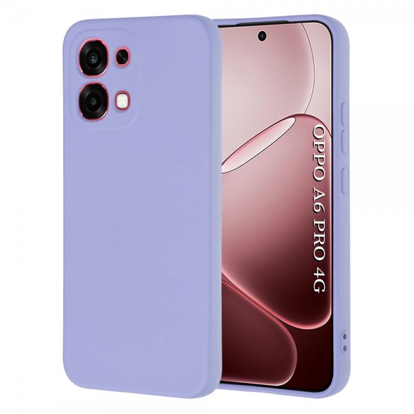 Techsuit SoftFlex Back Cover Light  Purple Θήκη σιλικόνης για Oppo A6 Pro 4G / A6 Pro 5G