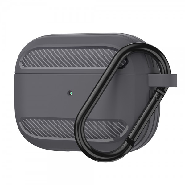 Techsuit Carbon Θήκη Σιλικόνης σε Γκρι χρώμα για Apple AirPods 3 Techsuit Carbon Θήκη Σιλικόνης σε Γκρι χρώμα για Apple AirPods 3
