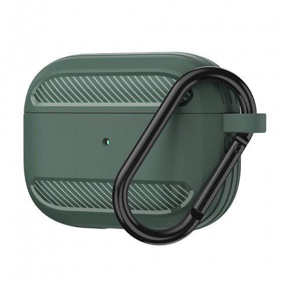Techsuit Carbon Θήκη Σιλικόνης σε Πράσινο χρώμα για Apple AirPods 3