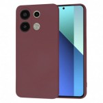 Θήκη Σιλικόνης Techsuit SoftFlex για Xiaomi Redmi Note 13 4G, Δαμασκηνί Κόκκινο