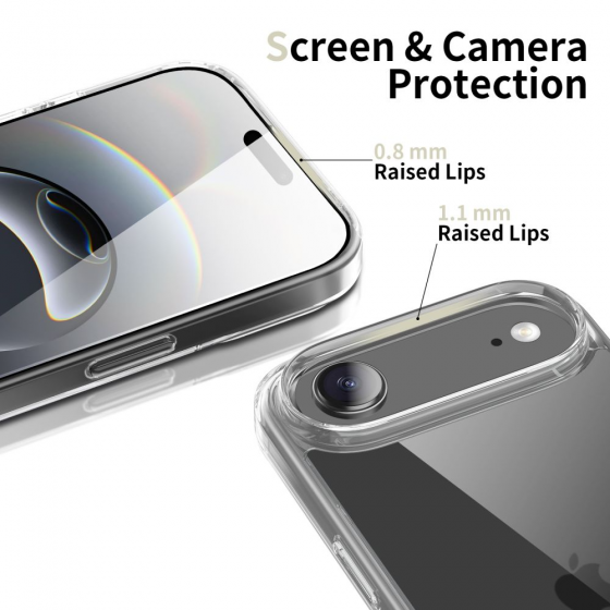 Θήκη Tech-Protect Flexair Hybrid για iPhone 17 Air Διάφανη