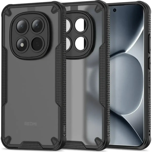 Θήκη Tech-Protect Rugged Shield για Xiaomi Redmi Note 15 Pro Plus / Poco M8 Pro, Matte Black