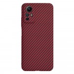 Θήκη Techsuit Carbonite Fibershell για Xiaomi Redmi Note 12S - Κόκκινο
