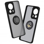 Θήκη Techsuit για Xiaomi 13 Lite με Μεταλλικό Δαχτυλίδι Stand – Μαύρη